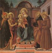 The Virgin and Child Surrounded (mk05) Francesco di Stefano called Pesellino